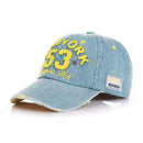 Boys New High Quality Distressed Denim Embroidered Baseball Hat-Kid 3-JadeMoghul Inc.