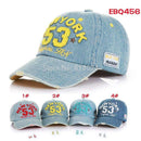 Boys New High Quality Distressed Denim Embroidered Baseball Hat-Kid-JadeMoghul Inc.