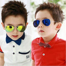 Boys Reflector Aviator Sunglasses With 100%UV Protection-C1 Silver lens-JadeMoghul Inc.
