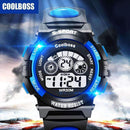 Boys Sport LED Digital Electronic Wrist Watch-black-JadeMoghul Inc.