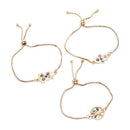 Bracelets Simple Design Women Tredny Desgin Flying Owl Life Tree 3pcs Charm Bracelets Set TIY