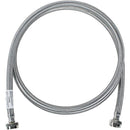 Braided Stainless Steel Washing Machine Hose, 8ft-Washing Machine Connection & Accessories-JadeMoghul Inc.