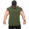 Brand Gyms Tank Top Mens Sleeveless t shirts Summer Cotton Slim Fit Men Clothing Bodybuilding Undershirt Golds Fitness tops tees-Army Green-M-JadeMoghul Inc.