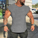 Brand Gyms Tank Top Mens Sleeveless t shirts Summer Cotton Slim Fit Men Clothing Bodybuilding Undershirt Golds Fitness tops tees-Black-M-JadeMoghul Inc.