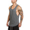 Brand mens sleeveless t shirts Summer Cotton Male Tank Tops gyms Clothing Bodybuilding Undershirt Golds Fitness tanktops tees-Black-L-JadeMoghul Inc.