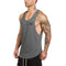 Brand mens sleeveless t shirts Summer Cotton Male Tank Tops gyms Clothing Bodybuilding Undershirt Golds Fitness tanktops tees-dark grey01-L-JadeMoghul Inc.