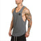 Brand mens sleeveless t shirts Summer Cotton Male Tank Tops gyms Clothing Bodybuilding Undershirt Golds Fitness tanktops tees-dark grey02-L-JadeMoghul Inc.