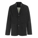 Brand New blazer men Casual Blazer Cotton Denim Parka Men's slim fit Jackets Army Green Khaki Large Size M - XXXL 4XL Coat-Black-M-JadeMoghul Inc.
