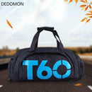 Brand New Men Sport Gym Bag Women Fitness Waterproof Outdoor Separate Space For Shoes pouch rucksack Hide Backpack sac de T60-Blue-JadeMoghul Inc.