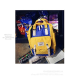 Brand teenage backpacks for girl Waterproof Kanken Backpack Travel Bag Women Large Capacity brand Bags For Girls Mochila-blue yellow-JadeMoghul Inc.