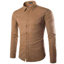 Brand White Men Shirt Long Sleeve Chemise Homme 2016 Fashion Business Design Mens Slim Fit Dress Shirts Casual Camisa Social-Coffee-S-JadeMoghul Inc.