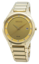 Branded Watches Seiko Solar SNE384 SNE384P9 SNE384P Diamond Accents Men's Watch Seiko