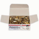 BRASS PAPER FASTENERS 1 100/BOX-Supplies-JadeMoghul Inc.