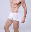 Breathable Boxer / Men Underwear-White-L-JadeMoghul Inc.