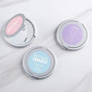 Bridal Shower Decorations Personalized Silver Compact Mirror - Baby Shower(24 Pcs) Kate Aspen