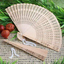 Bridal Shower Decorations Sandalwood Fan Favors - Hand Fans - Folding Hand Fans Fashioncraft