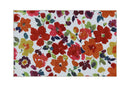 Bright Floral Pattern Nylon Area Rug With Latex Backing, Small, Multicolor-Rugs-Multicolor-Nylon & Latex Backing-JadeMoghul Inc.