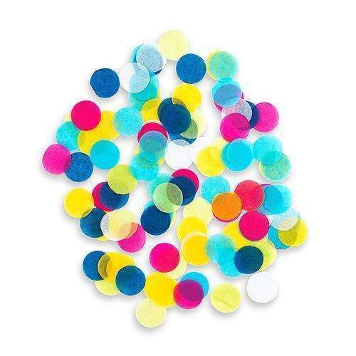 Bright Summer Mix Jumbo Party Confetti - Pink, Green, Blue (Pack of 1)-Celebration Party Supplies-JadeMoghul Inc.