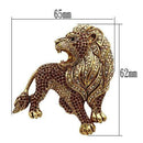 Brooch For Women LO2420 Gold White Metal Brooches with Top Grade Crystal