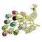 Brooch For Women LO2770 Flash Gold White Metal Brooches with Crystal