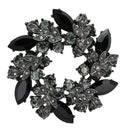 Brooch Jewelry LO2917 Ruthenium White Metal Brooches with Top Grade Crystal