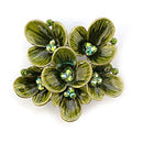 Brooches Brooch Jewelry LO443 Antique Silver White Metal Brooches with Crystal Alamode Fashion Jewelry Outlet