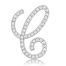 Brooches Brooch Jewelry LO685 Rhodium Brass Brooches with Top Grade Crystal Alamode Fashion Jewelry Outlet