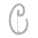 Brooches Brooch Jewelry LOA1361 Rhodium Brass Brooches with Top Grade Crystal Alamode Fashion Jewelry Outlet