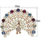 Brooch LO2849 Flash Rose Gold White Metal Brooches with Top Grade Crystal