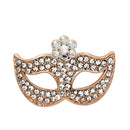 Brooches and Pins LO2807 Imitation Rhodium White Metal Brooches with Crystal