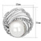 Brooches and Pins LO2866 Imitation Rhodium White Metal Brooches with Synthetic