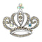 Brooches and Pins LO2870 Imitation Rhodium White Metal Brooches with Crystal