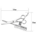 Hair Brooch LO2767 Imitation Rhodium White Metal Brooches with Crystal