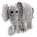 Swarovski Brooch 1W125 Imitation Rhodium Brass Brooches with CZ