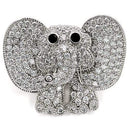 Swarovski Brooch 1W126 Imitation Rhodium Brass Brooches with CZ