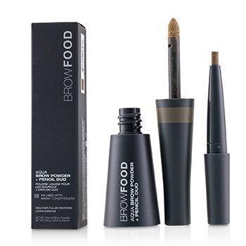 BrowFood Aqua Brow Powder + Pencil Duo - # Dark Blonde - -Make Up-JadeMoghul Inc.