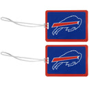 Buffalo Bills Vinyl Luggage Tag, 2pk-Luggage Accessories-JadeMoghul Inc.