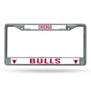 Chrome License Plate Frames Bulls Chrome Frame