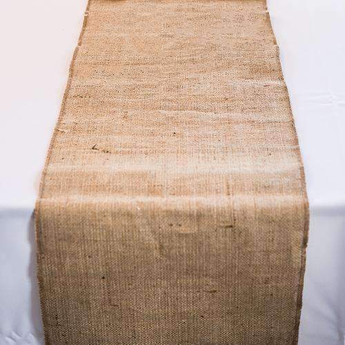 Burlap Table Runner (90" - 2.3m long) (Pack of 1)-Wedding Table Decorations-JadeMoghul Inc.