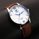 Business Wrist Watch For Men-brown white-JadeMoghul Inc.