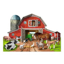 BUSY BARN SHAPED FLOOR PUZZLE 32 PC-Toys & Games-JadeMoghul Inc.