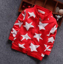 Butterfly Jacket New Arrival Clothing For Baby Girls Coat Cartoon Printed Flight jacket Autumn Kids Outerwear Children Clothes-red star-12M-JadeMoghul Inc.