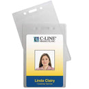 C LINE 12PK POLY VERT ID BADGE-Supplies-JadeMoghul Inc.