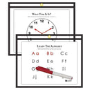 C LINE 9X12 BLK REUSABLE DRY ERASE-Supplies-JadeMoghul Inc.