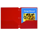 C-LINE RED 25CT TWO POCKET POLY-Supplies-JadeMoghul Inc.