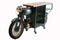 Cabinets Bar Cabinet - 22" X 86.5" X 40" Green Historical Motorcycle Wine Bar HomeRoots