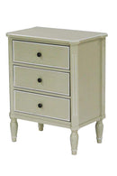 Cabinets Corner Cabinet - 24" X 15" X 30'.5" Beige MDF, Wood Accent Cabinet with Drawers HomeRoots