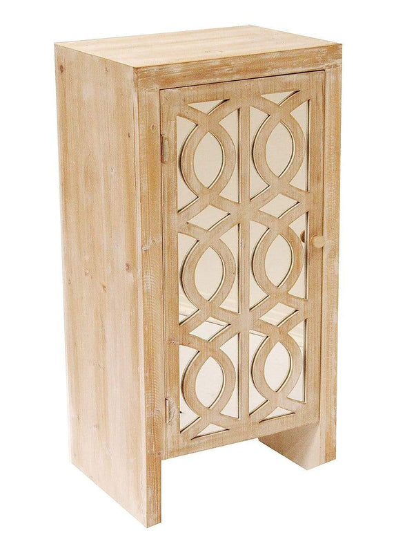 Cabinets Ikea Cabinets - 18" X 13" X 36" White Washed MDF, Wood, Mirrored Glass Accent Cabinet with Mirrored Glass Door HomeRoots