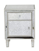 Cabinets Ikea Cabinets - 19'.3" X 15'.7" X 25'.8" Champagne MDF, Wood, Mirrored Glass Accent Cabinet with a Drawer and Door and a Formal Mirror Frame HomeRoots