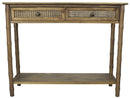 Cabinets Kitchen Cabinets - 31'.5" X 16" X 40" Rustic Wood (Pine), Cane Cabinet with Drawers and a Shelf HomeRoots
